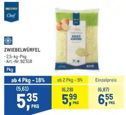 Metro Metro Chef Zwiebelwürfel Angebot