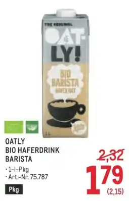 Metro Oatly Bio Haferdrink Barista Angebot