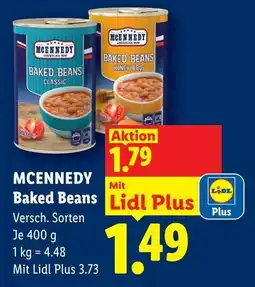 Lidl McKennedy Baked Beans Angebot