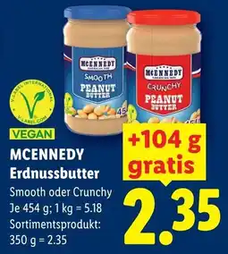 Lidl McKennedy Erdnussbutter Angebot