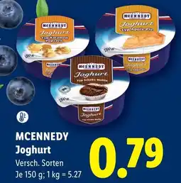 Lidl McKennedy Joghurt Angebot