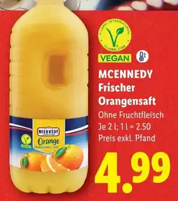 Lidl McKennedy Frischer Orangensaft Angebot