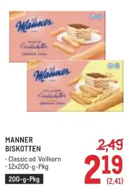 Metro Manner Biskotten Angebot