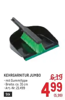 Metro KEHRGARNITUR JUMBO Angebot