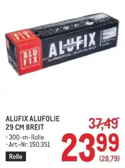 Metro Alufix Alufolie Angebot
