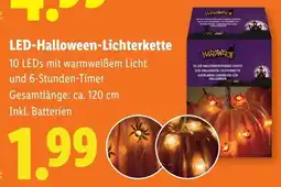 Lidl LED-Halloween-Lichterkette Angebot