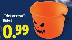 Lidl "Trick or treat" Kübel Angebot