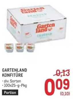 Metro Gartenland Konfitüre Angebot