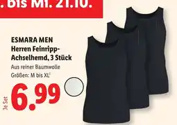 Lidl ESMARA MEN Herren Feinripp-Achselhemd Angebot
