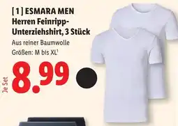 Lidl ESMARA MEN Herren Feinripp-Unterziehshirt Angebot