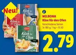 Lidl Milbona Käse für den Ofen Angebot