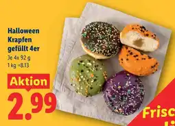 Lidl Halloween Krapfen gefüllt Angebot