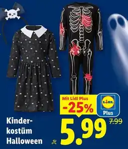 Lidl Kinder-kostüm Halloween Angebot