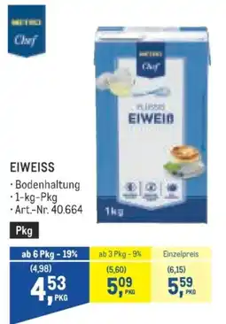 Metro Eiweiss Angebot