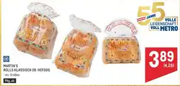 Metro Martin's Rolls Klassisch od. Hotdog Angebot