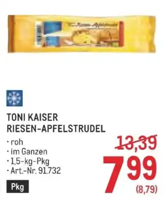 Toni Kaiser Riesen-Apfelstrudel