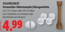 Lidl Silvercrest Fermentier-Holzstampfer/Glasgewichte Angebot