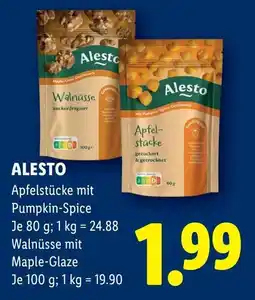 Lidl Alesto Apfelstücke mit Pumpkin-Spice Angebot