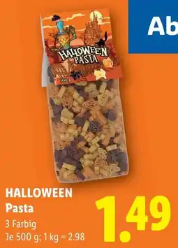 Lidl Halloween Pasta Angebot