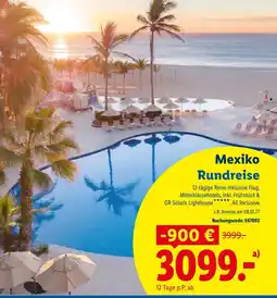 Lidl Mexiko Rundreise Angebot