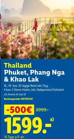 Lidl Thailand Phuket, Phang Nga & Khao Lak Angebot