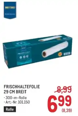 Metro Frischhaltefolie Angebot