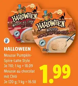 Lidl Halloween Mousse Pumpkin-Spice-Latte Style Angebot