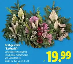 Lidl Grabgesteck "Exklusiv" Angebot
