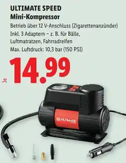 Lidl Ultimate Speed Mini-Kompressor Angebot