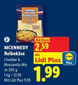 Lidl McKennedy Reibekäse Angebot
