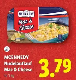 Lidl McKennedy Nudelauflauf Mac & Cheese Angebot