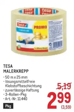 Metro TESA Malerkrepp Angebot