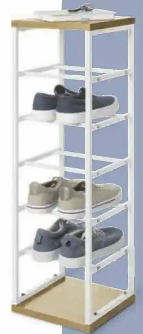 Schmales Schuhregal