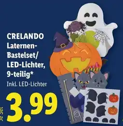 Lidl Crelando Laternen-Bastelset/LED-Lichter Angebot