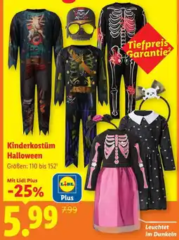 Lidl Kinderkostüm Halloween Angebot