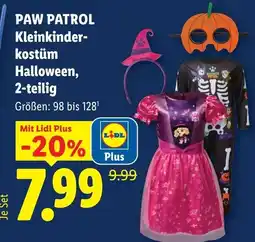 Lidl PAW PATROL Kleinkinderkostüm Halloween Angebot
