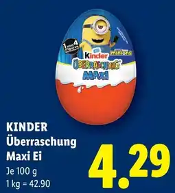 Lidl Kinder Überraschung Maxi Ei Angebot