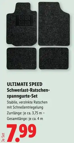 Lidl Ultimate Speed Schwerlast-Ratschen-spanngurte-Set Angebot