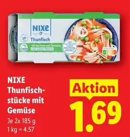 Lidl Nixe Thunfischstücke mit Gemüse Angebot