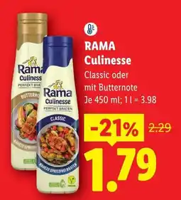 Lidl Rama Culinesse Angebot