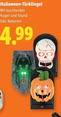 Lidl Halloween-Türklingel Angebot