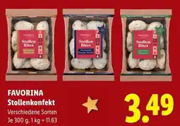 Lidl Favorina Stollenkonfekt Angebot
