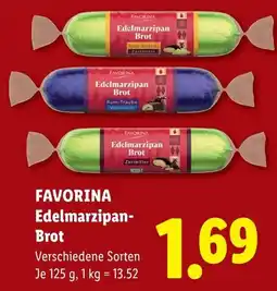 Lidl Favorina Edelmarzipan-Brot Angebot