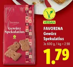 Lidl Favorina Gewürz Spekulatius Angebot
