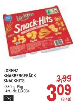 Metro Lorenz Knabbergebäck Snackhits Angebot