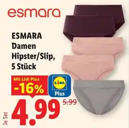 Lidl Esmara Damen Hipster/Slip Angebot
