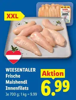 Lidl Wiesentaler Frische Maishendl Innenfilets Angebot