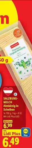 Lidl Salzburg-Milch Almkönig in Scheiben Angebot