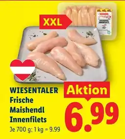 Lidl Wiesentaler Frische Maishendl Innenfilets Angebot
