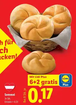 Lidl Semmel Angebot
